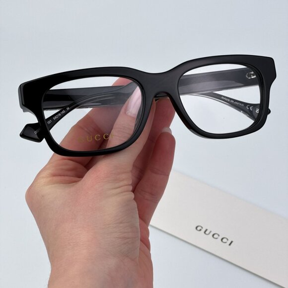 Gucci Women BRAND NEW Eyeglasses Black Square GG1731O 001